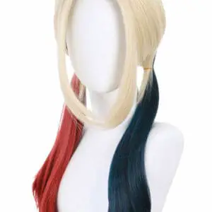 Suicide Squad 2 Harley Quinn Heat Resistant Synthetic Hair Carnival Halloween Party Props Cosplay Wig