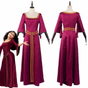 Tangled Mother Gothel Outfits Halloween Carnival Suit Cosplay Costume