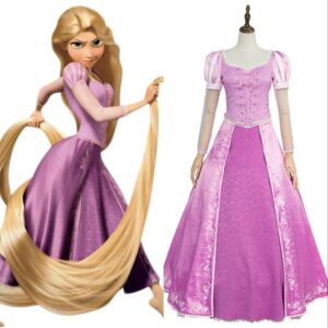 Tangled Ever After Rapunzel Pink Dress Halloween Carnival Suit Cosplay Costume
