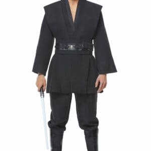 Star Wars Obi Wan Kenobi Jedi Black Version No Cloak Cosplay Costume