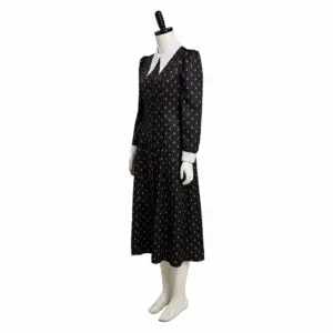 Wednesday (2022) The Addams Family Wednesday Dress Cosplay Costume Outfits