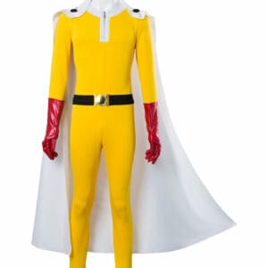 One-punch Man Saitama Jumpsuit Outfit Halloween Carnival Suit Cosplay Costume