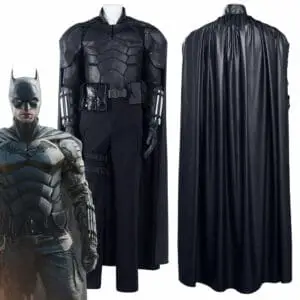 The Batman 2022-bruce Wayne Pants Cloak Outfits Halloween Carnival Suit Cosplay Costume