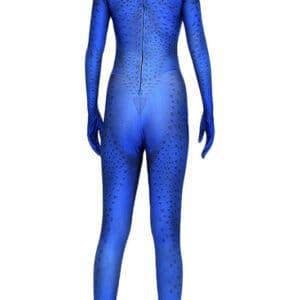 Marvel X-men Mystique Raven Darkholme Blue Jumpsuit Cosplay Costume