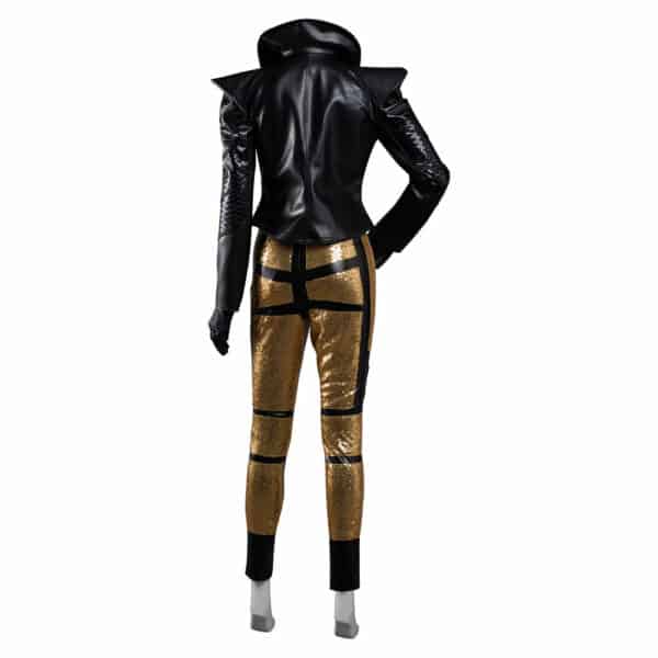 2021 Movie Cruella Coat Pants Outfits Halloween Carnival Suit Cosplay Costume