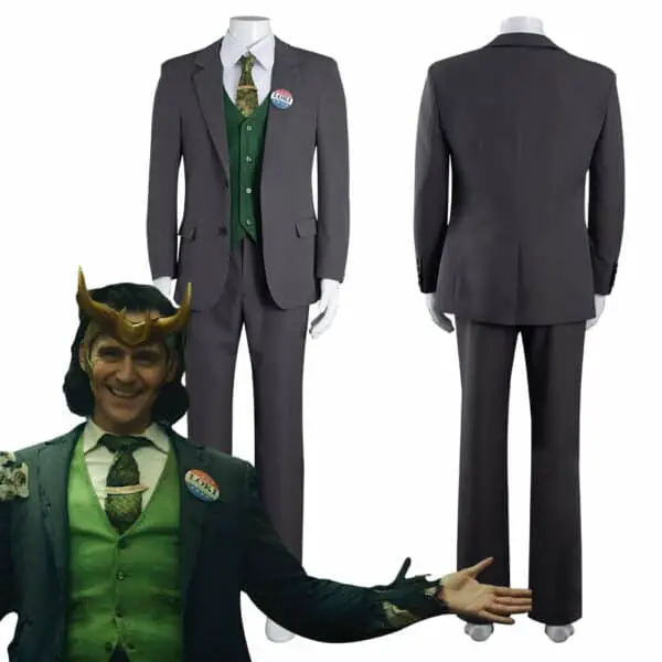 2021 Tv Loki Loki Outfits Halloween Carnival Suit Cosplay Costume