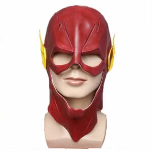 The Flash Mask Cosplay Latex Masks Helmet Masquerade Halloween Party Costume Props