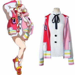 One Piece Uta Cosplay Costume Dress Coat Outfits Halloween Carnival Suit
