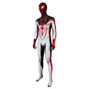 Spider-man: Miles Morales  T.r.a.c.k. Battle Jumpsuit Halloween Carnival Suit Cosplay Costume