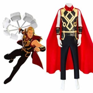 What Is Thor Cosplay Costume Shirt Pants Cloak Outfits Halloween Carnival Suit