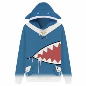 Unisex Hololive En Vtuber Hoodies 3d Print Pullover Sweatshirt Outfit Gawr Gura Cosplay Casual Outerwear