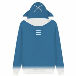 Unisex Hololive En Vtuber Hoodies 3d Print Zip Up Sweatshirt Outfit Gawr Gura Cosplay Casual Outerwear