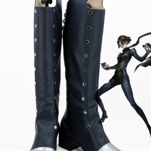 P5 Persona 5 Makoto Niijima Cosplay Shoes Boots Custom Made