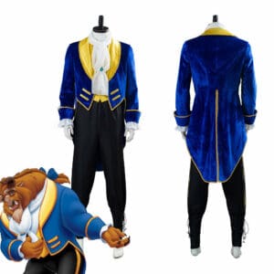Men’s Beauty And The Beast Prince Beast Cosplay Costume Halloween Carnival Costume