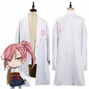 Sk8 The Infinity Cherry Blossom Cloack Coat Halloween Carnival Suit Cosplay Costume