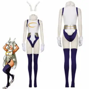 My Hero Academia Rabbit Jumpsuit Bunny Girl Cosplay Bodysuit Rompers Suit Miruko’s Sexy Jumpsuit Cosplay Costume