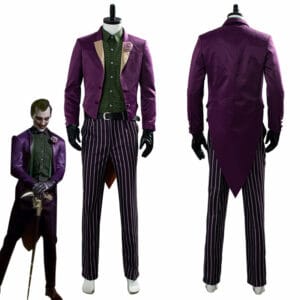 Mortal Kombat 11 The Joker Coat Pants Outfit Halloween Carnival Suit Cosplay Costume