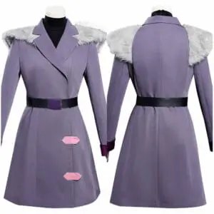 The Owl House Amity Winter Coat Outfits Halloween Carnival Suit Cosplay Costume