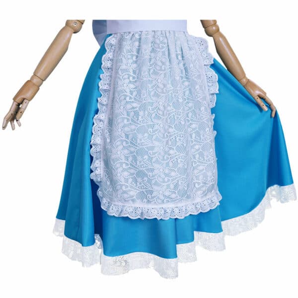 Alice In Wonderland Kids Girls Dress Apron Outfits Halloween Carnival Suit Cosplay Costume