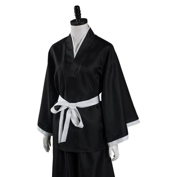 Anime Bleach Kuchiki Rukia Japanese Kimono Outfits Halloween Carnival Suit Cosplay Costume
