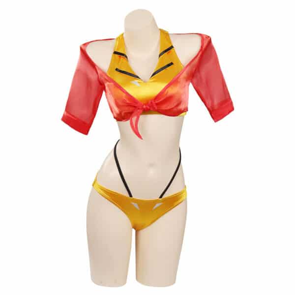 Anime Cowboy Bebop Faye Valentine Original Design Swimsuit Cosplay Costume-cossky®