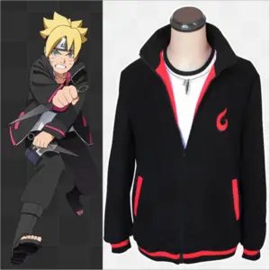 Anime Naruto Boruto Uzumaki Jacket Cosplay Costumes
