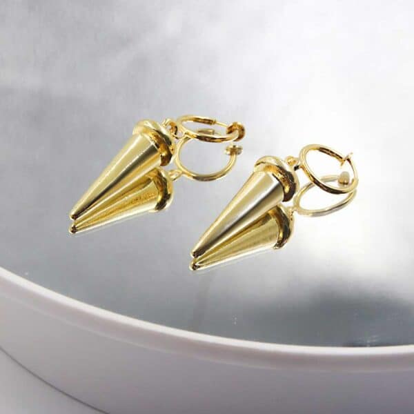 Anime Spy×family Yor Forger  Earrings Cosplay Gold Ear Clip Prop Accessories