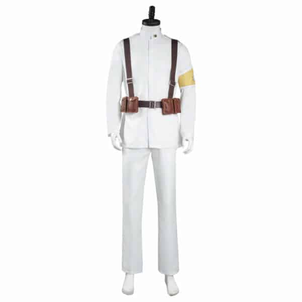 Attack On Titan S4 Shingeki No Kyojin Marley Eldian Army White Uniform Outfits Halloween Carnival Suit Cosplay Costume