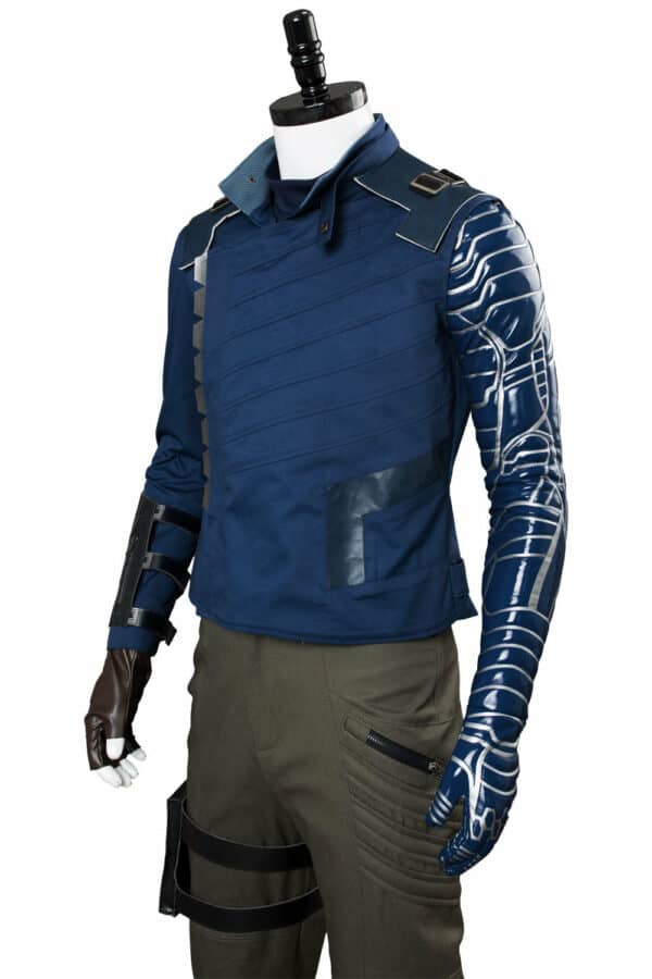 Avengers 3 : Infinity War Winter Soldier Outfit Suit James Buchanan Barnes Cosplay Costume