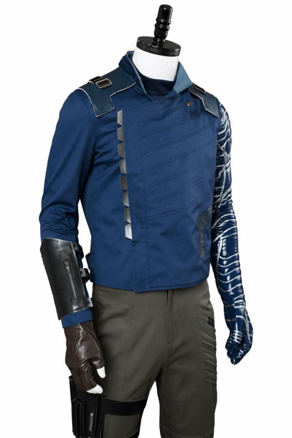 Avengers 3 : Infinity War Winter Soldier Outfit Suit James Buchanan Barnes Cosplay Costume