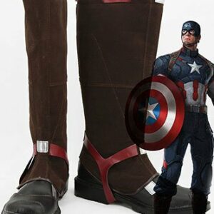 Avengers: Age Of Ultron Captain America Steve Rogers Cosplay Shoes