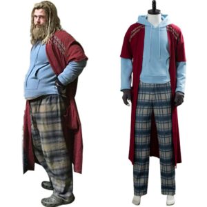 Avengers Endgame Fat Thor Outfit Halloween Carnival Suit Cosplay Costume