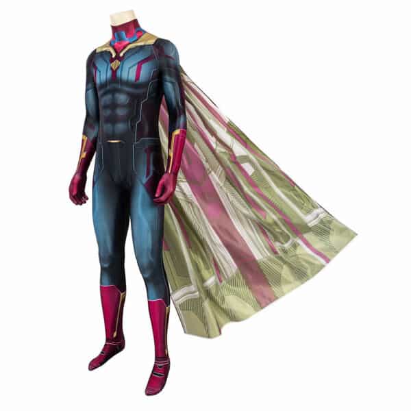 Avengers: Infinity War Vision Cosplay Costume Outfits Halloween Carnival Suit