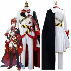 Twisted Wonderland Riddle Rosehearts Outfit Halloween Carnival Suit Cosplay Costume