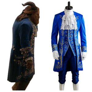 Beauty And The Beast Prince Adam Suit Cosplay Costume Adults Halloween Outfit