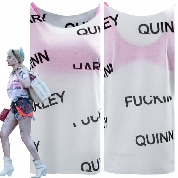 Birds Of Prey Harley Quinn Underwear T-shirt Cosplay Costume