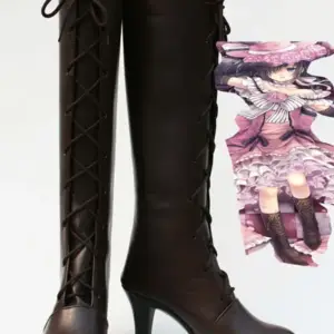Black Butler Grell Cosplay Boots Shoes