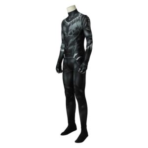 Captain America: Civil War Black Panther T‘challa Cosplay Costume Jumpsuit Outfits Halloween Carnival Suit