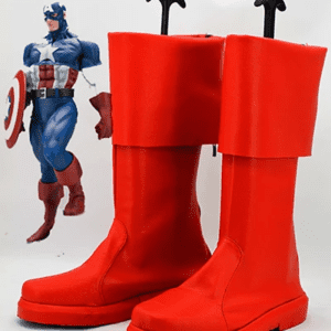 Captain America The Avengers Cosplay Boots Shoes