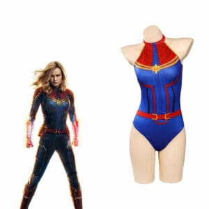Captain Marvel Carol Danvers Original Design Cosplay Costume Sexy Swimsuit Outfits