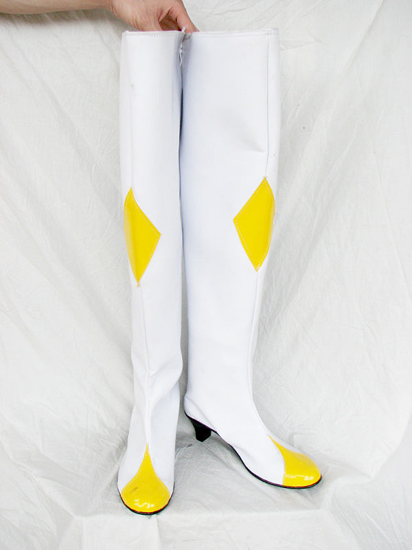 Code Geass: Lelouch Of The Rebellion White Cosplay Boots