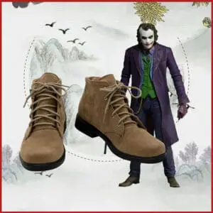 Custom Made The Dark Knight – Joker Cosplay Shoes Boots Halloween Costumes Accessory