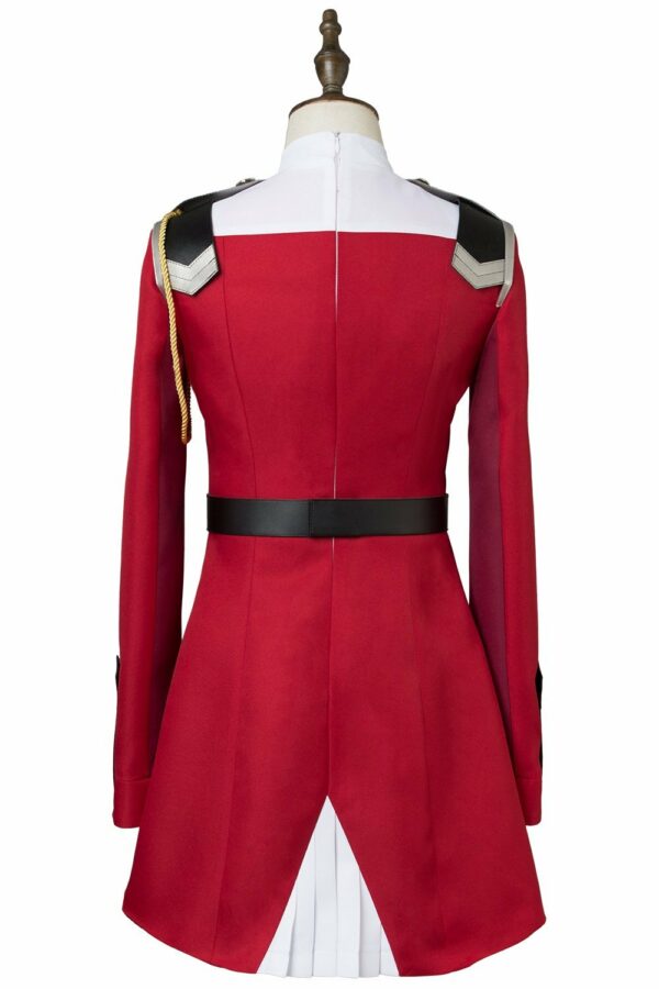 Darling In The Franxx Zero Two Code:002 Uniform Dress Cosplay Costume Red