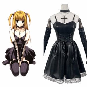 Death Note Misa Amane Cosplay Costume Outfits Halloween Carnival Suit