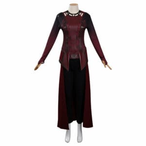 Doctor Strange In The Multiverse Of Madness Scarlet Witch Wanda Cosplay Costume Mask Outfits
