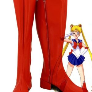 Sailor Moon Tsukino Usagi Boots Cosplay Shoes