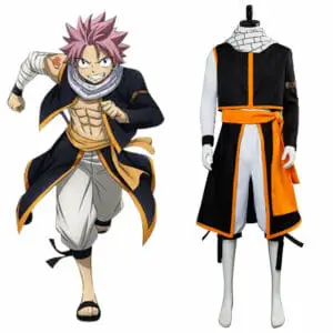 Fairy Tail Final Season Etherious Natsu Dragneel Outfit Cosplay Costume