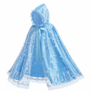 Frozen Princess Elsa Cloak Halloween Carnival Suit Cosplay Costume For Kids Children