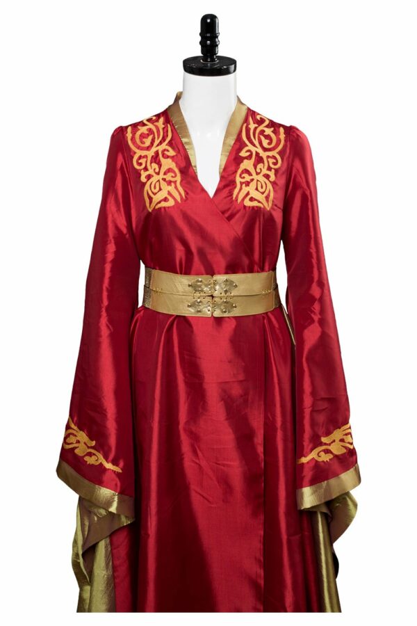 Game Of Thrones Cersei Lannister Red Luxury Dress Cosplay Costume