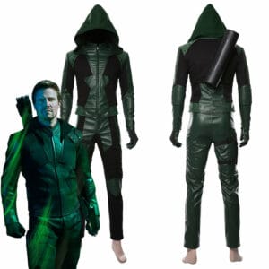 Green Arrow Season 8 Oliver Queen Outfit Cosplay Costume